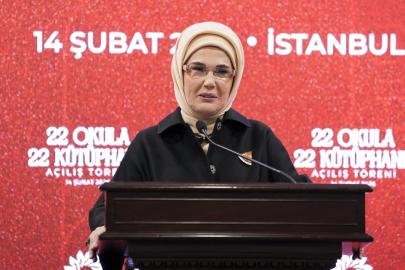 Emine Erdoğan'dan TOGEMDER'in 22 Okula 22 Kütüphane programına ilişkin paylaşım