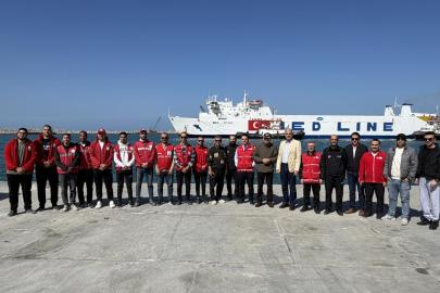 Türkiye'nin Gazze için hazırladığı 21. İyilik Gemisi Mısır'a ulaştı