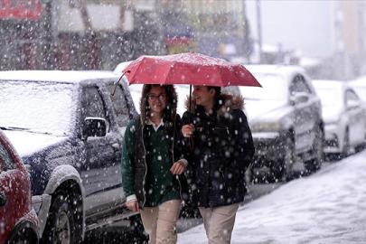 14 il için karla karışık yağmur ve kar uyarısı
