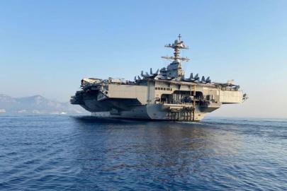ABD, uçak gemisi USS Gerald R. Ford'un Yunanistan'da onarım gördüğünü açıkladı