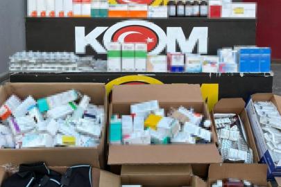 Adana'da 6 bin 247 ilaç ve 216 tıbbi cihaz ele geçirildi