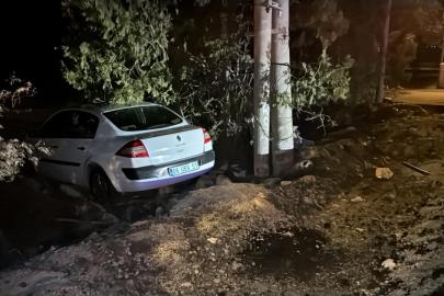 Elazığ'da yoldan çıkan otomobildeki 4 kişi yaralandı