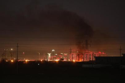 Erbil'de patlama sesleri: Erbil Havalimanında yangın çıktı