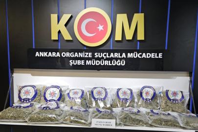 Ankara'da 25 kilogram uyuşturucu ele geçirildi