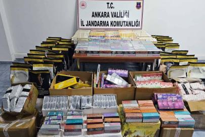 Başkentte bir tırda 3 bin 125 güneş gözlüğü ele geçirildi