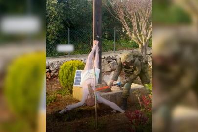 BM: İsrail askerinin Lübnan'da İsa heykelini parçalaması şok edici