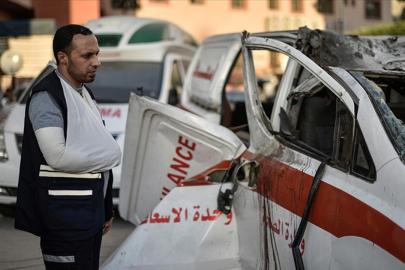 Gazze'de yakıt ve yedek parça sıkıntısı nedeniyle ambulanslar da çalışamıyor