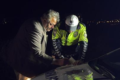 Kayseri'de polisten kaçan alkollü sürücüye 515 bin lira ceza kesildi