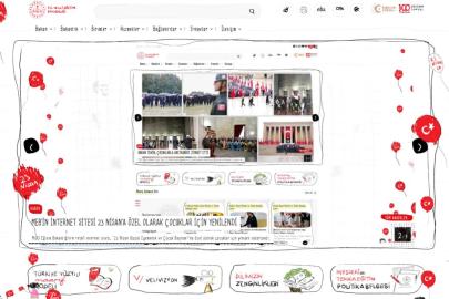 MEB'in internet sitesi 23 Nisan'a özel yeniden tasarlandı