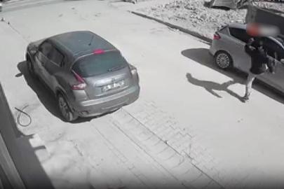 Park halindeki araçlara saldıran şüpheli tutuklandı