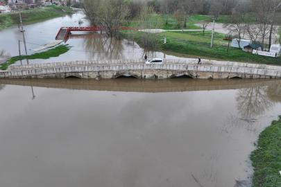 Tunca Nehri'nin debisi 3 günde 3,5 kat arttı