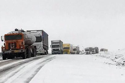 TürkgözüPosofDamal kara yolu tır trafiğine açıldı