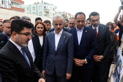 Bakan Uraloğlu, MersinAdanaOsmaniyeGaziantep Hızlı Tren Projesi'ni inceledi