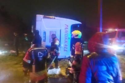 Balıkesir'de yolcu otobüsü devrildi: 3 ölü, 31 yaralı