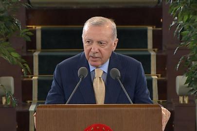 Cumhurbaşkanı Erdoğan konuşuyor