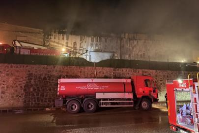 Gaziantep'te mobilya fabrikasında yangın