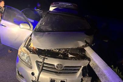 Hakkari'de otomobil bariyere çarptı: 1 ölü