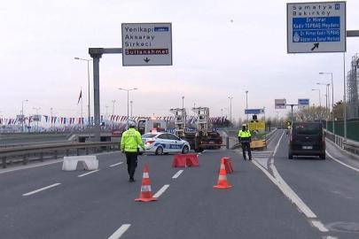 İstanbul'da bazı yollar trafiğe kapatılacak