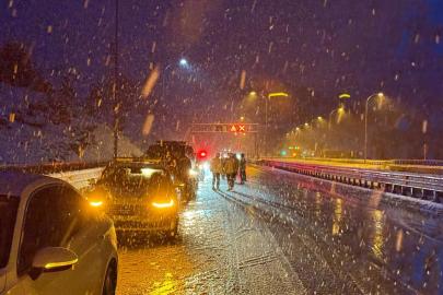 Kahramanmaraş'ta kar yağdı