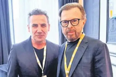Göçer, ABBA’nın kurucusu ile buluştu