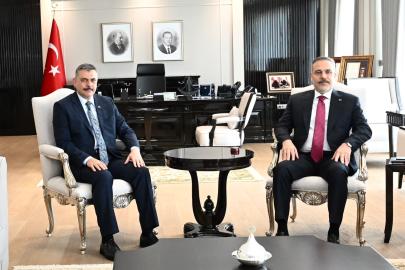 İçişleri Bakanı Çiftçi, Dışişleri Bakanı Fidan ile görüştü