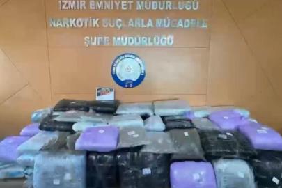 İzmir'de 371 kilogram uyuşturucu ele geçirildi