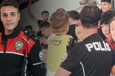 Fenerbahçe formalı çocuğu kurtaran polisten yürek burkan sözler: 'Artık sana hiç kimse bir şey yapamaz'