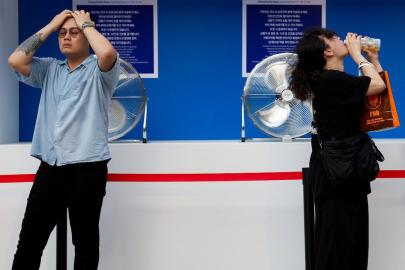 Güney Kore'de rekor sıcaklık. Termometreler 42,5 dereceyi gösterdi