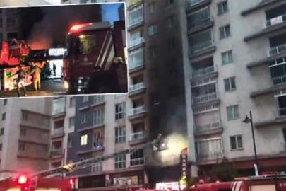 İstanbul'da kafede yangın! İş yeri küle döndü