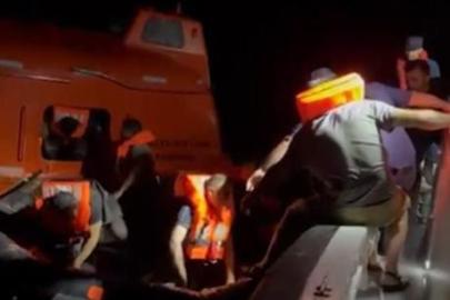 Kastamonu açıklarında batan gemideki 13 mürettebat kurtarıldı