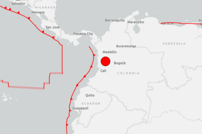 Kolombiya'yı 7.4'lük deprem vurdu: Başkent Bogota'da da hissedildi