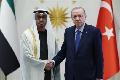 Cumhurbaşkanı Erdoğan, BAE Devlet Başkanı Al Nahyan ile görüştü
