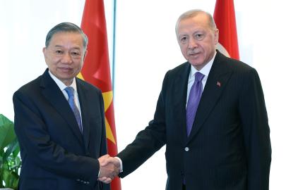Cumhurbaşkanı Erdoğan'dan ABD'de diplomasi trafiği