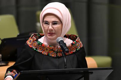 Emine Erdoğan BM'de konuştu: Kullan-at kültüründen uzaklaşmalıyız